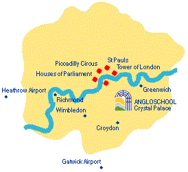 Angloschool London Map